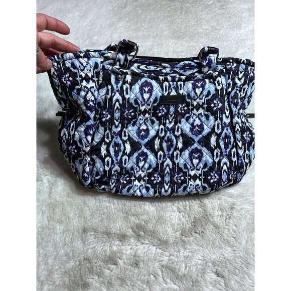 Vera Bradley Glenna satchel in Ikat Island bag purse - Picture 4 of 9